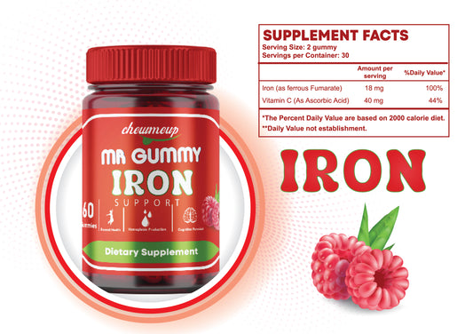 Mr. Gummy Iron - 60 Gummies
