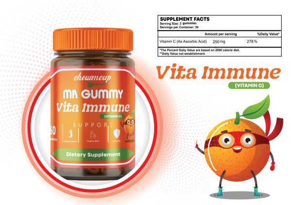 Mr. Gummy Vita Immune (Vitamin C) - 60 Gummies
