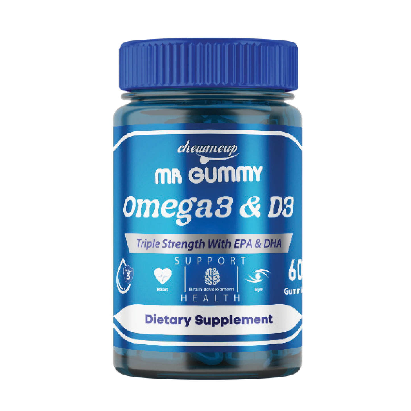 Mr. Gummy Omega3 & D3 - 60 Gummies