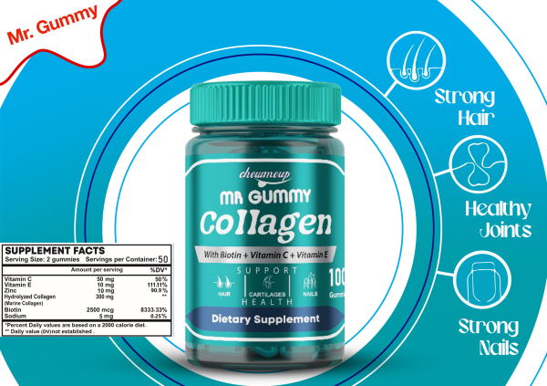 Mr. Gummy Collagen - 100 Gummies